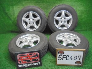 5FC407 BB6)) free shipping 2023 year made 165R13 LT 6PR Bridgestone Blizzak VL1 studdless tires + aluminium wheel 4 pcs set Succeed van 