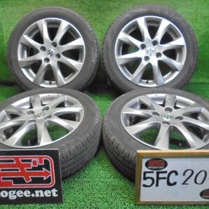 5FC204 AB4)) 送料無料 2022年製 165/60R15 ダンロップ ENASAVE EC204 夏タイヤ+スズキ純正 15インチホイール4本セット MA15 ソリオの画像1