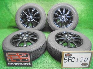 5FC120 BC3)) 送料無料 2021年製 185/70R14 トーヨータイヤ OBSERVE GIZ2 スタッドレスタイヤ+14インチアルミホイール4本セット フリード