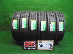 5ET201AG9) 送料無料 新品・未使用品 バリ山 185/85R16 111/109N LT ダンロップ ENASAVE SPLT 50 16インチ夏タイヤ6本セット 2019年製