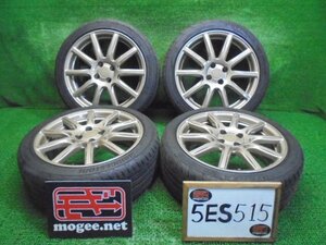 5ES515AE10 ) 送料無料 2022年製 205/45R17 ブリヂストン POTENZA RE004 夏タイヤ+17インチホイール4本セット MF165 ミニクーパー