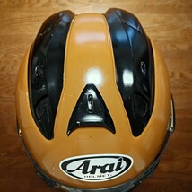 アライ オープンフェイス SZ-ram3 57.58cm SNELL M2005 090611 中古 塗装品 (検)Arai ヘルメット ブラウン セミスモーク シールド_画像7