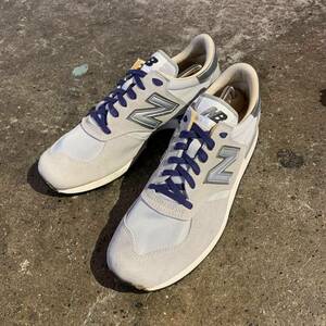 New Balance 70s 80s 日本製 スニーカー スウェード グレー vintage 27cm 1970s 1980s ニューバランス 