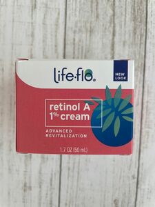 ライフフロー　Retinol A 1% Cream, Advanced Revitalization 50ml （1.7オンス）