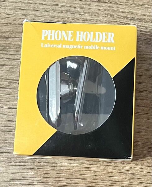 【ラスト】PHONE HOLDER スマホ 強力 マグネット　ホルダー　スタンド　360度回転　シルバー