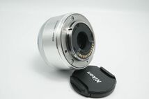 【未使用品！】Nikon 単焦点レンズ 1 NIKKOR 18.5mm f/1.8 シルバー ニコンCXフォーマット専用_画像4