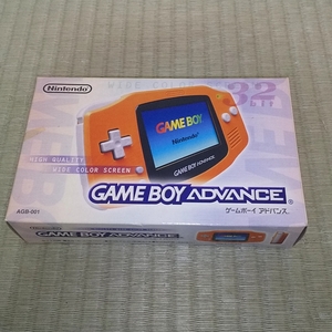 NINTENDO　ゲームボーイアドバンス本体　AGB-001　取扱説明書・元箱付属　オレンジ　ゲームボーイアドバンス GBA