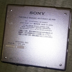 SONY ソニー MZ-R90 ポータブルMDウォークマン 取扱説明書・リモコン・元箱付き プレーヤー WALKMAN MDウォークマンの画像9