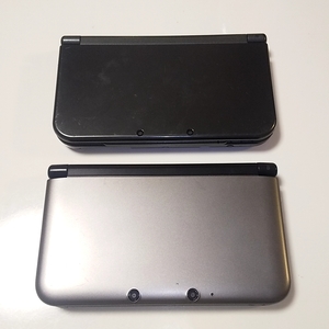 【まとめ売り】Newニンテンドー3DS LL メタリックブラック ニンテンドー3DS LL シルバー×ブラック　本体