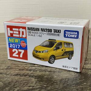 【 新品未開封 】 トミカ No.27　日産 NV200 バネット タクシー 　初回特別仕様