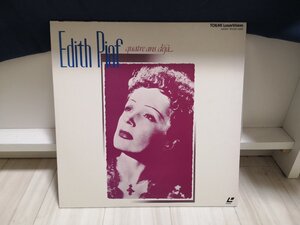 #3 point and more free shipping!!QUATRE ANS DE LA EDITH PIAF laser disk * Eddie to* Piaa f. raw .LD103NT