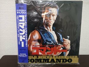 ■3点以上で送料無料!! レーザーディスク/LD/ COMMANDO/コマンドー/アーノルド・シュワルツェネガー/帯付/130LP1RW