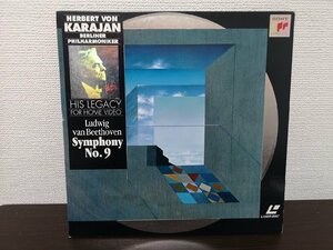 ■3点以上で送料無料!! レーザーディスク/LD/HERBERT VON KARAJAN/Ludwing van Beethoven Symphony No.9 145LP2RW