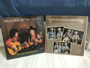 ■3点以上で送料無料! レコード/カントリー DELIA BEL＆BILL GRANT/The Cheer of Home Fires/THE JOHNSON MOUNTAIN BOYS 58LP1NT