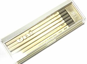 MITSUBISHI uni ホワイトユニ ゴールドユニ HB 1ダース 三菱鉛筆 廃盤　廃番　鉛筆　昭和レトロ