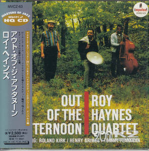 紙ジャケ ロイ・ヘインズ ROY HAYNES / OUT OF THE AFTERNOON