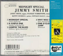 ブルーノート BLUE NOTE ジミー・スミス JIMMY SMITH / MIDNIGHT SPECIAL_画像2