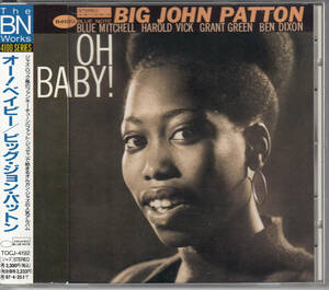 ブルーノート BLUE NOTE ビッグ・ジョン・パットン BIG JOHN PATTON / OH BABY!