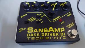 SANSAMP BASS DRIVER DI TECH21 中古