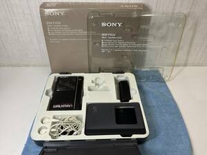 SONY WALKMAN WM−F404 中古　ジャンク　ラジオカセットコーダー　動作不明　ブラック　【5347】