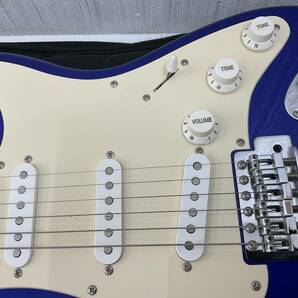 中古ギター SQUIER AFFINITY ST MBL/M スクワイヤー 現状品 ギター ブルー ソフトケース【5579】の画像3