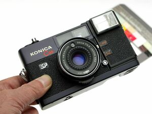 1975年製造　KONICA C35 EF モノクローム作例掲載、ゆうパック着払い（60サイズ）発送　