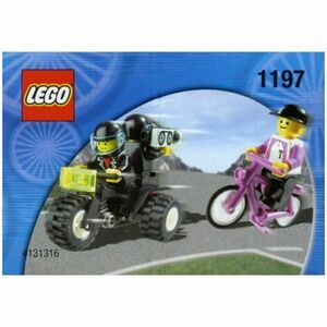 WS76　LEGO　レゴ　街シリーズ 1197 レーサーとカメラマン+6579 アイスサーファー　60
