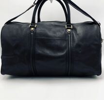 1円~ 極美品 Bally バリー 2way メンズ ビジネス ボストンバッグ ショルダー 斜め掛け オールレザー 本革 大容量 通勤 旅行 ゴルフ 鍵付 黒_画像3