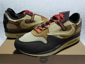 新品 27.5cm NIKE AIR MAX 1 CACT.US CORP BROWN DO9392-200 Travis Scott Cactus Jack ナイキ エアマックス1 カクタスジャック トラヴィス