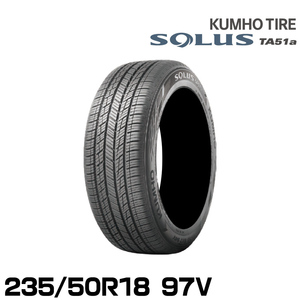 クムホタイヤ 静かさを追求した全天候型ミニバン専用タイヤ ソルウスTA51a【235/50R18 97V 】KUMHO SOLUS TA51a