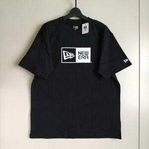 ニューエラ　半袖 コットン Tシャツ ボックスロゴ　14121914　ブラック　XLサイズ　新品