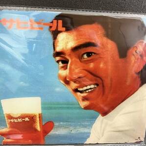 ブリキ看板 昭和レトロ アサヒビール 高倉健デザインの画像2