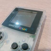 ゲームボーイカラー CGB-001 任天堂 Nintendo GBC スケルトン ニンテンドー GAMEBOY COLOR _画像3