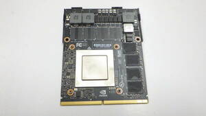 1円～　NVIDIA グラフィックカード GP106-505-KC-A1 4GB ゲーム ラップトップmxm用　中古動作品