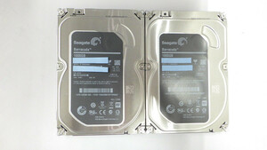 新入荷　APPLE　iMac 等用　Seagate　純正HDD　ハードディスク　ST1000DM003 1TB　薄型タイプ　SATA 3.5インチ 　2台セット　中古動作品