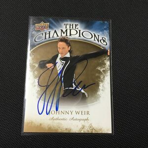 2009-10 UD Hockey #CH-WE Johnny Weir 直書きサイン