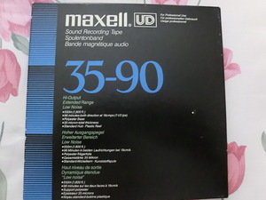 ★オープンリールテープ 　中古　テープ美品　録音済　maxell　 UD　35-90 　7inch 　1個★