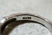 685 シルバー リング 指輪 ヴィンテージ アクセサリー SILVER刻印 アンティーク シルバージュエリー 装飾品_画像4