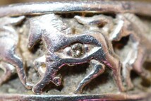 1161 天然ダイヤモンド リング 指輪 ヴィンテージ アクセサリー SILVER刻印 アンティーク 天然石 宝石 装飾品_画像2