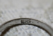 1392 天然珊瑚 丸玉 リング 指輪 ヴィンテージ アクセサリー SILVER刻印 アンティーク コーラル サンゴ さんご 装飾品_画像4