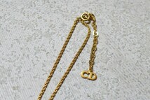 1291 Christian Dior/クリスチャンディオール パール ペンダント ネックレス 海外 ブランド ヴィンテージ アクセサリー Dior 装飾品_画像3