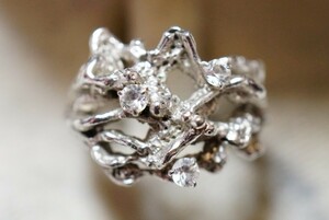 1569 天然石 シルバー リング 指輪 ヴィンテージ アクセサリー SILVER アンティーク カラーストーン シルバージュエリー 装飾品