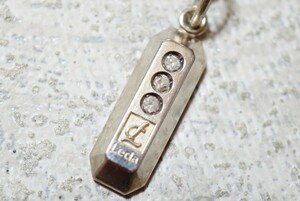 1691 Leda SILMA/レダシルマ 天然ダイヤモンド 0.10ct ペンダント ネックレス ブランド ヴィンテージ アクセサリー アンティーク 装飾品