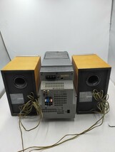 ●Panasonic ミニコンポ SA-PM57MD 本体+スピーカー(SB-PM57×2) パナソニック CD/MD/カセット再生 2002年製 神奈川県横浜市直接引取OK_画像4