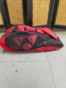 ○YONEX ラケットバッグ ナイロン ヨネックス レッド