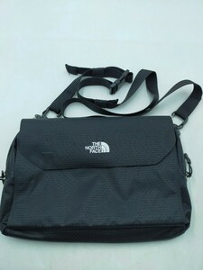 □THE NORTH FACE NM92354 フロント アクセサリー ポケット ショルダーバッグ ブラック ザ・ノースフェイス