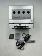 ●Nintendo 任天堂 GAME CUBE ゲームキューブ DOL-101 DOL-017 本体 コントローラー シルバー クリア_画像3