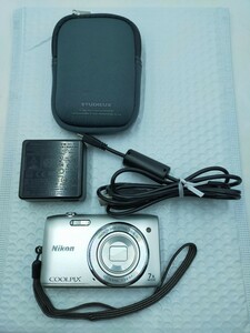 ●Nikon COOLPIX S3400 シルバー コンパクトデジタルカメラ ニコン クールピクス