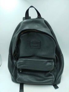 □COACH 71622 レザーバックパック デイパック リュック ブラック コーチ