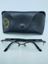 ○Ray-Ban メガネフレーム レイバン RB8731D 1047 55□17 145 シルバー×ブラックフレーム_画像1